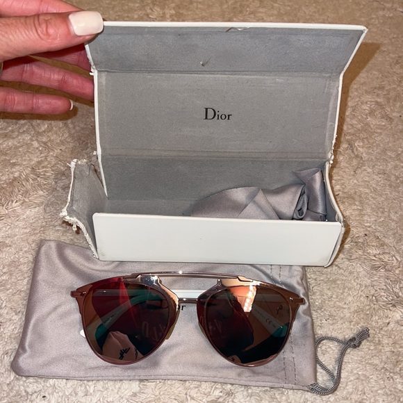 Dior Aviator Mirrored Sunglasses